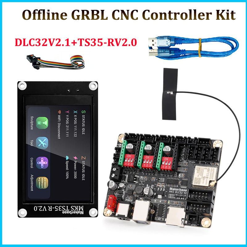 Grbl 32 Bit Control Board Offline Display - Makerbase MKS DLC32 V2.1 32Bit GRBL