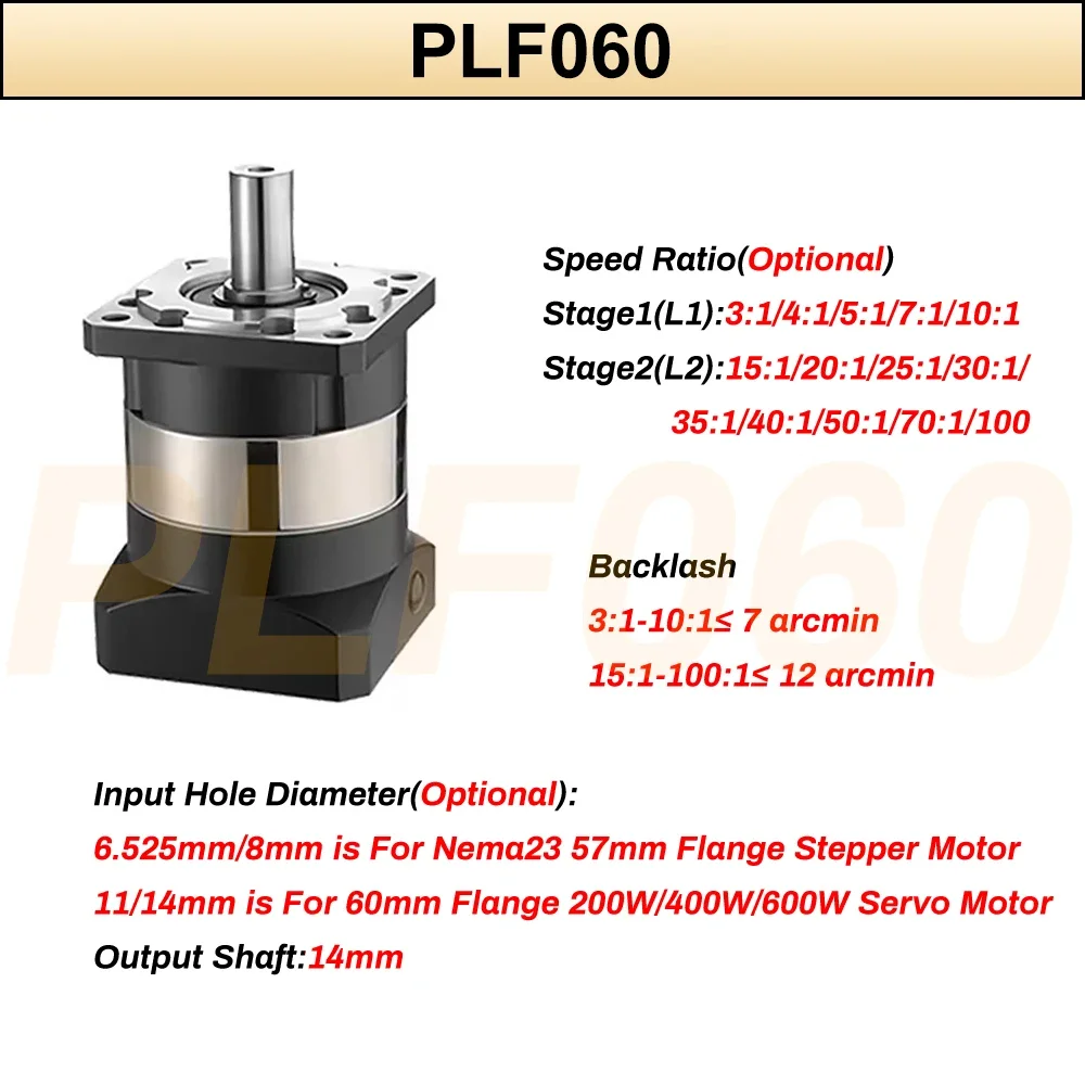 6.35/8/11/14Mm Input Planetary - Planetary Gearbox Reducer Nema 23 34 review and price