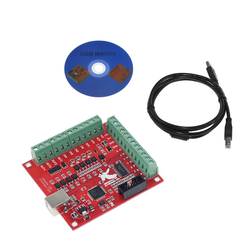 CNC USB Mach3 100Khz Breakout  - Mach3 Usb Cnc Controller 4 Axis 100Khz review and price