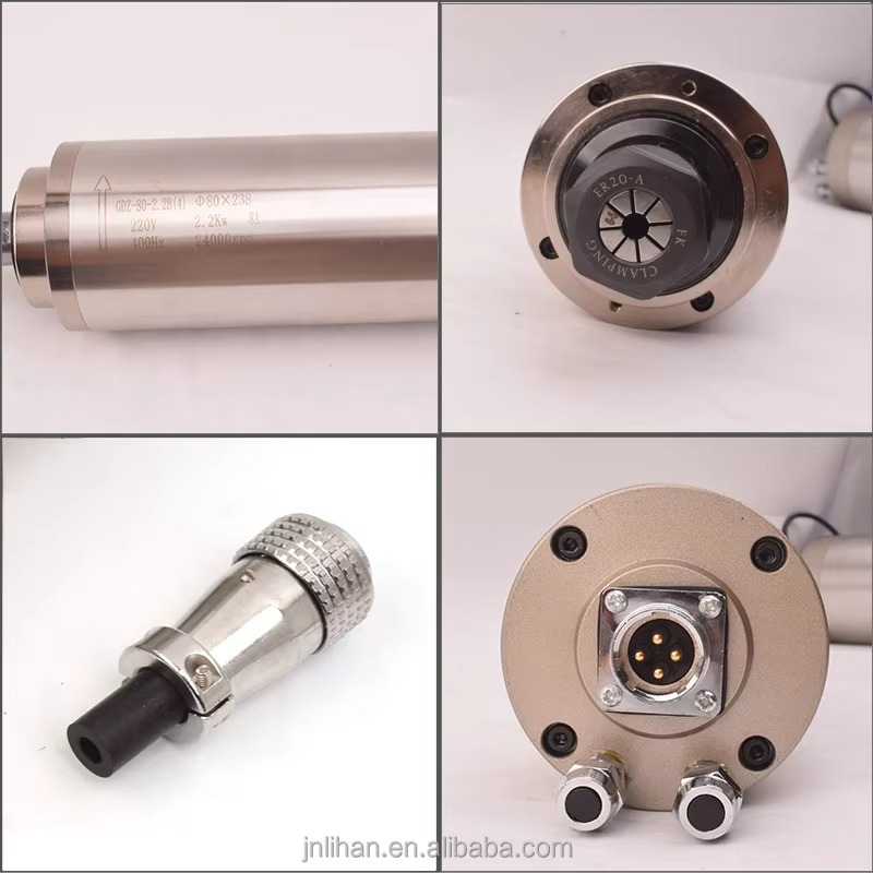 2.2KW 220V Water Cooled Machin - 2.2Kw Water Cooled Spindle Kit Vfd review and price